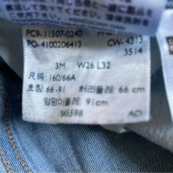 Levi’s 524 Skinny Women or Girls Jeans. Size 3M - Picture 5 of 10